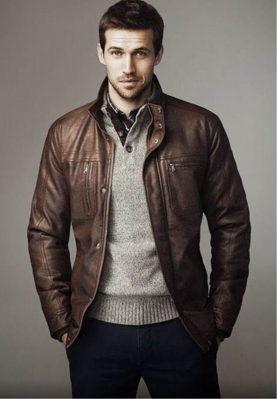 Tenue blouson en cuir 2
